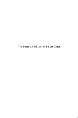 The International Law on Ballast Water Preventing Biopollution