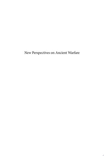 New Perspectives on Ancient Warfare