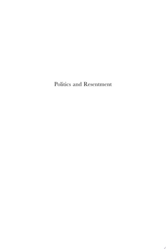 Politics and Resentment Antisemitism and Counter-Cosmopolitanism in the European Union