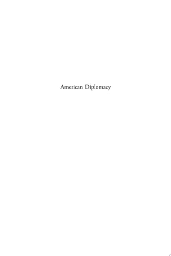 American Diplomacy
