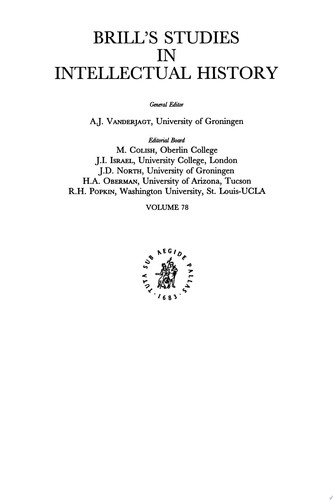 Texts and Contexts in Ancient and Medieval Science Studies on the Occasion of John E. Murdoch’s Seventieth Birthday