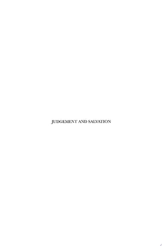 Judgement and Salvation The Composition and Redaction of Micah 2-5