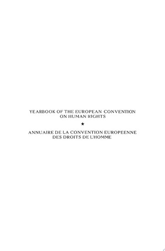 Yearbook of the European Convention on Human Rights/Annuaire de la convention europeenne des droits de l'homme, Volume 20 (1977)