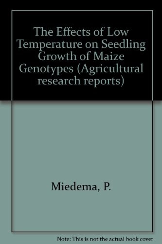 The Effects of Low Temperature on Seedling Growth of Maize Genotypes