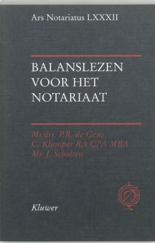 Balanslezen voor het notariaat
