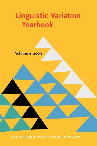 Linguistic Variation Yearbook 2009