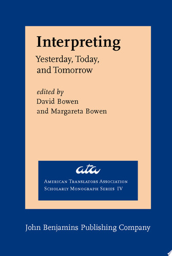 Interpreting Yesterday, Today, and Tomorrow