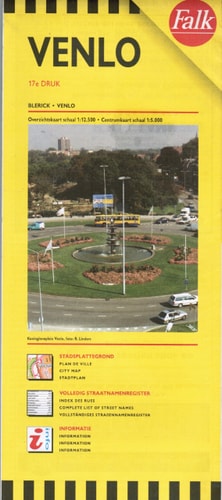 Venlo, stadsplattegrond, volledig straatnamenregister, informatie: Blerick, Venlo : overzichtskaart schaal 1:12.500, centrumkaart schaal 1:5.000 = ... of street names, information (Dutch Edition)