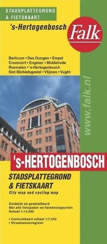 's-Hertogenbosch, stadsplattegrond, volledig straatnamenregister, informatie: Bokhoven, Empel, Engelen, Hedel, Rosmalen, Vught : overzichtskaart ... of street names, information (Dutch Edition)
