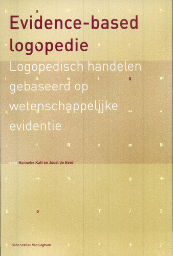 Evidence-based logopedie Logopedisch handelen gebaseerdwetenschappelijke evidentie