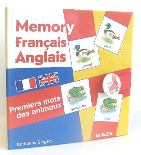 Memory français-anglais Premiers mots des animaux. ...