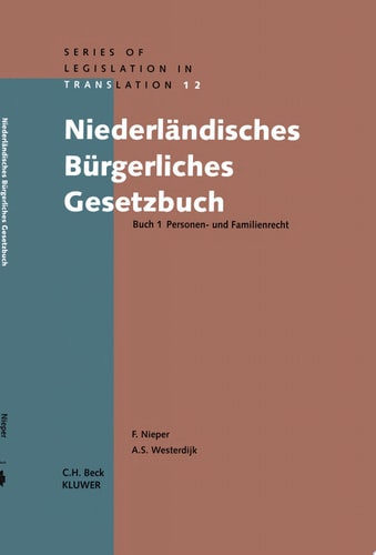 NiederlÄNdisches BÜRgerliches Gesetzbuch:Buch 1 Personen- Und Familienrecht