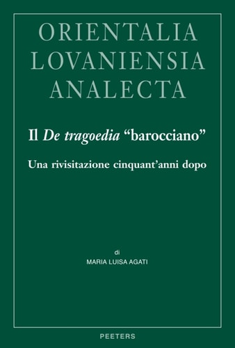 de Tragoedia 'barocciano: Una Rivisitazione Cinquant'anni Dopo