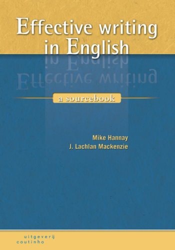 Effective Writing in English A Sourcebook