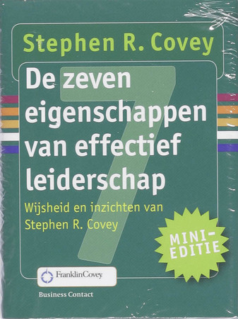 Zeven eigenschappen van effectief leiderschap miniboekje set 5 ex: wijsheid en inzichten van Stephen R. Covey