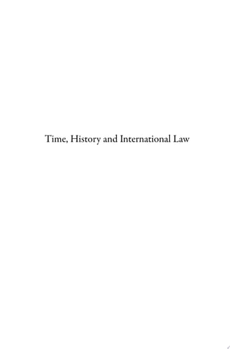 Time, History and International Law