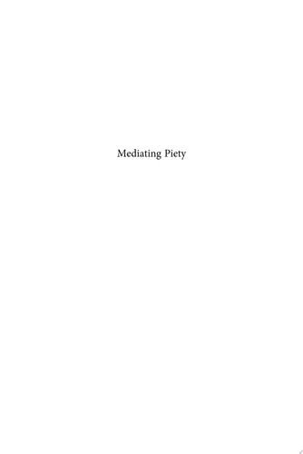 Mediating Piety Technology and Religion in Contemporary Asia