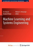 Machine Learning and Systems Engineering