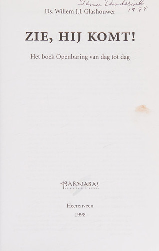 Zie, Hij komt! het boek Openbaring van dag tot dag