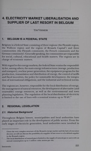 European Energy Law Report I