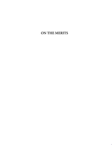 On the Merits Current Issues in Competition Law and Policy : Liber Amicorum Peter Plompen