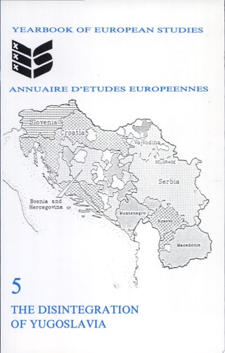 The Disintegration of Yugoslavia