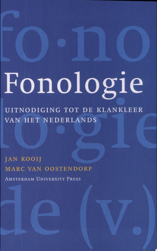 Fonologie uitnodiging tot de klankleer van het Nederlands