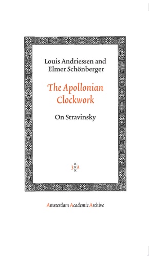 The Apollonian Clockwork On Stravinsky