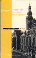 Begrensde bestuursrechtspraak