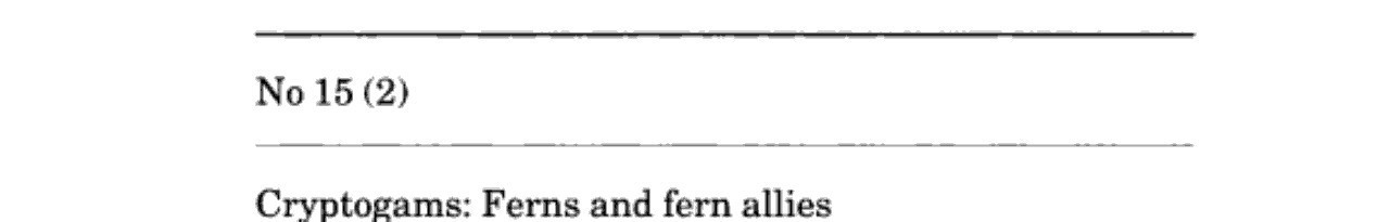 Cryptogams Ferns and Fern Allies