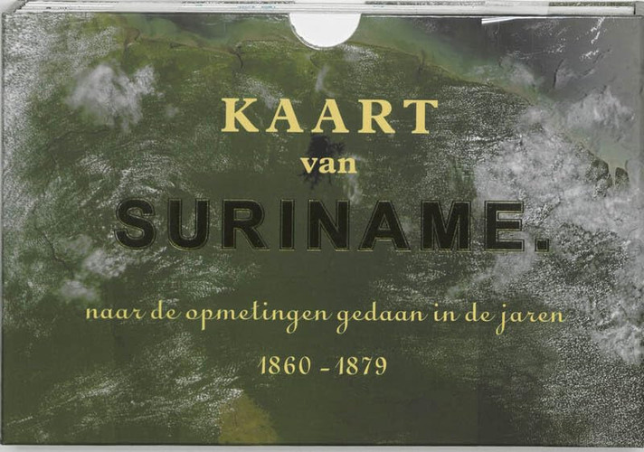 Kaart van Suriname - naar de opmetingen gedaan in de jaren 1860-1879