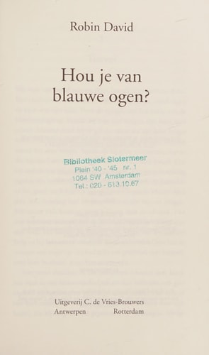 Hou je van blauwe ogen?