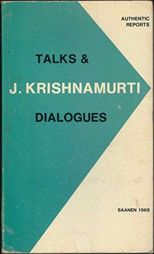 Talks and Dialogues in Saanen 1968