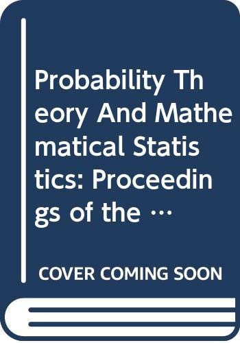 Probability Theory and Mathematical Statistics Proceedings of the 5th International Conference, Vilnius, Lithuania, 1989