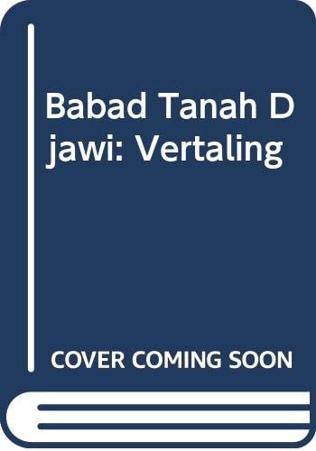 Babad Tanah Djawi Vertaling