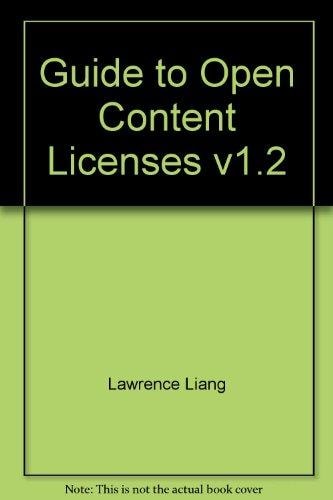 Guide to Open Content Licenses v1.2
