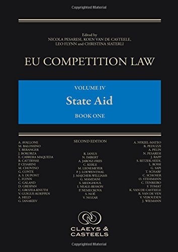 Eu Competition Law Volume IV, State Aid