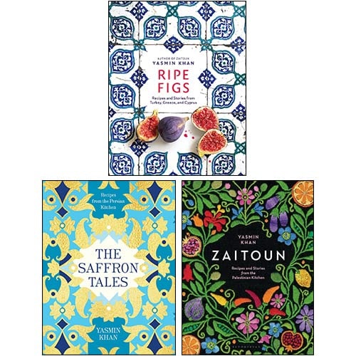 Yasmin Khan 3 Books Collection Set(Ripe Figs, The Saffron Tales, Zaitoun)