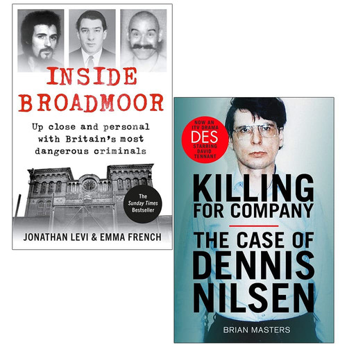 Inside Broadmoor By Jonathan Levi & Killing For Company By Brian Masters 2 Books Collection Set