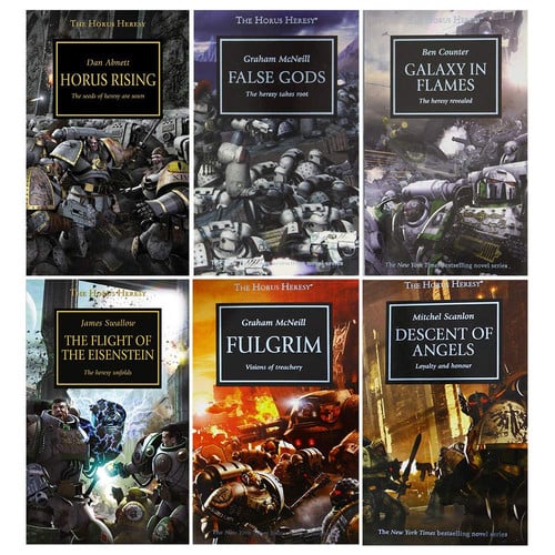 Horus heresy series 1-6 books collection set