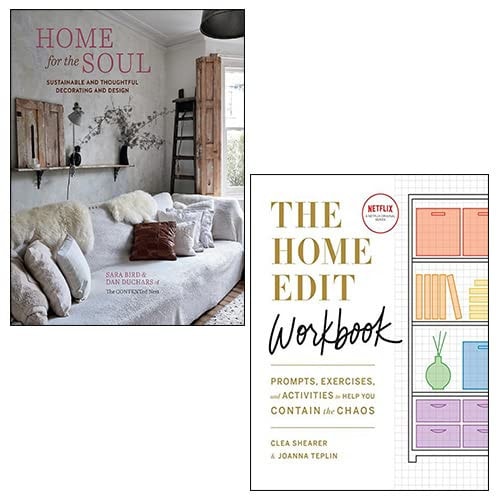 Home for the Soul [Hardcover], The Home Edit Workbook [Spiral-bound] 2 Books Collection Set