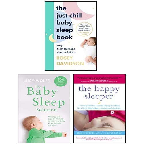 The Happy Sleeper, The Just Chill Baby Sleep Book [Hardcover], The Baby Sleep Solution 3 Books Collection Set