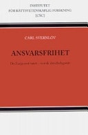 Ansvarsfrihet dechargeinstitutet i svensk aktiebolagsrätt