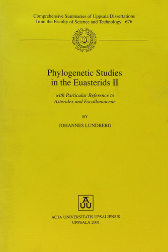 Phylogenetic Studies in the Euasterids II With Particular Reference to Asterales and Escalloniaceae