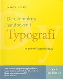 Den kompletta handboken i typografi en guide till snygg textsättning