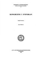 Kongruens i svenskan (Nordistica Gothoburgensia) (Swedish Edition)
