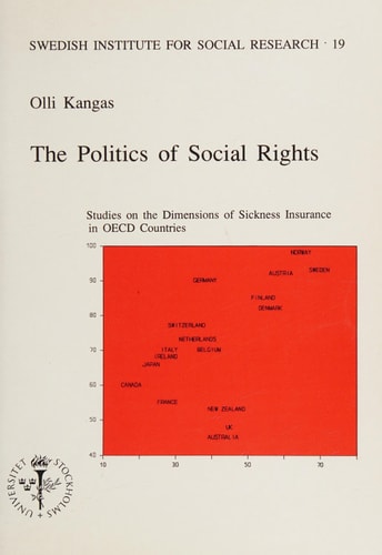 The Politics of Social Rights Studies on the Dimensions of Sickness Insurance in OECD Countries