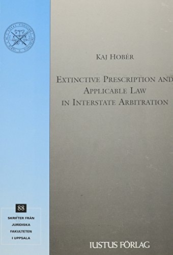 Extinctive Prescription and Applicable Law in Interstate Arbitration