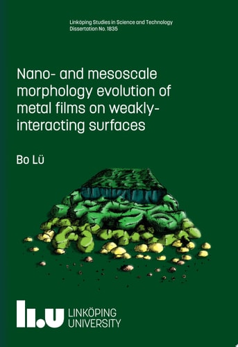 Nano- and Mesoscale Morphology Evolution of Metal Films on Weakly-Interacting Surfaces