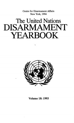 United Nations Disarmament Yearbook 1993